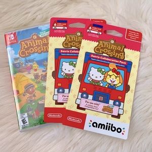 Animal Crossing x Sanrio Amiibo Cards (6 Cards)